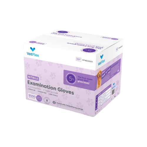 VetFlex Nitrile Exam Gloves (Case of 2000)