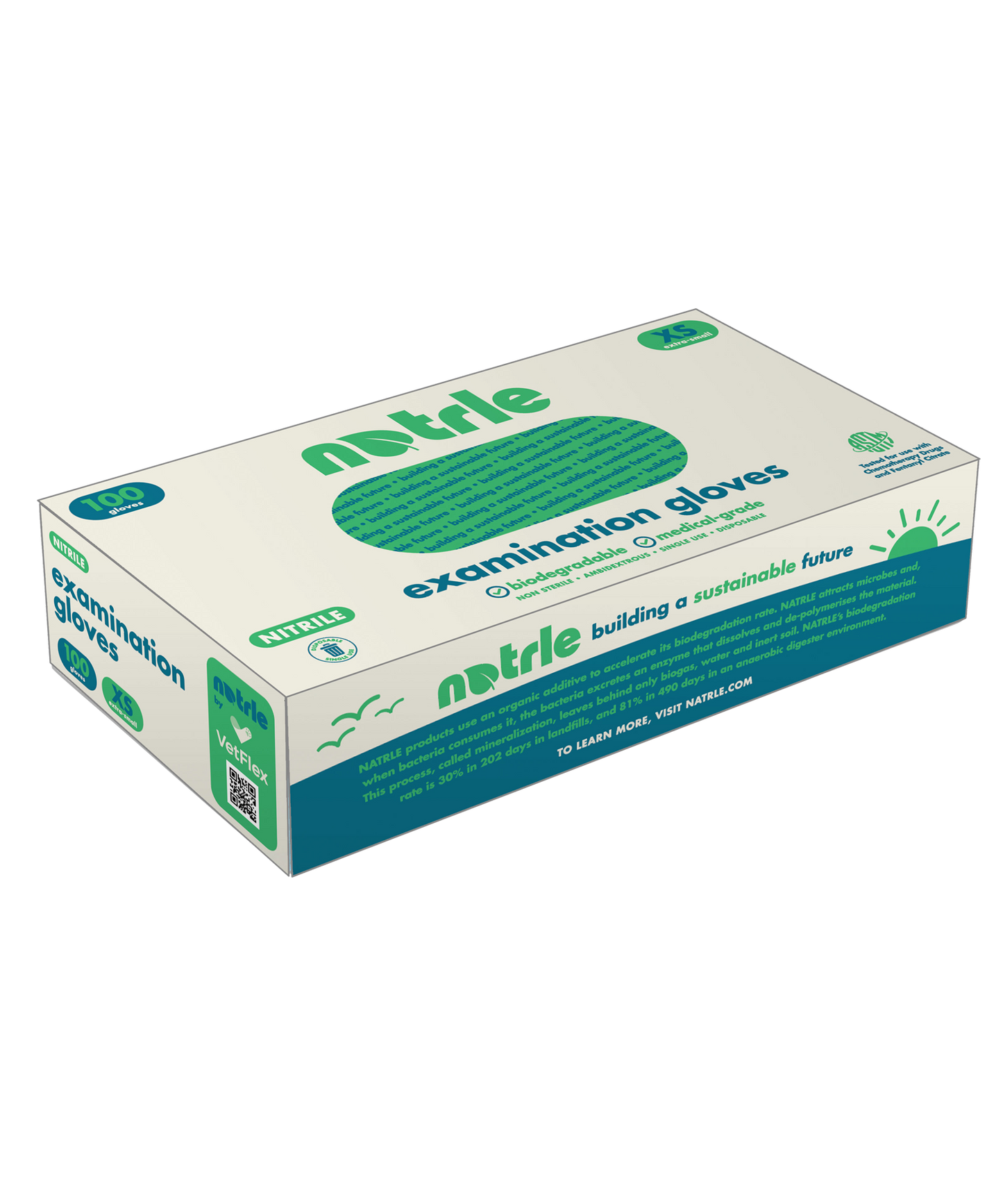 NATRLE Biodegradable Gloves (Box of 100)