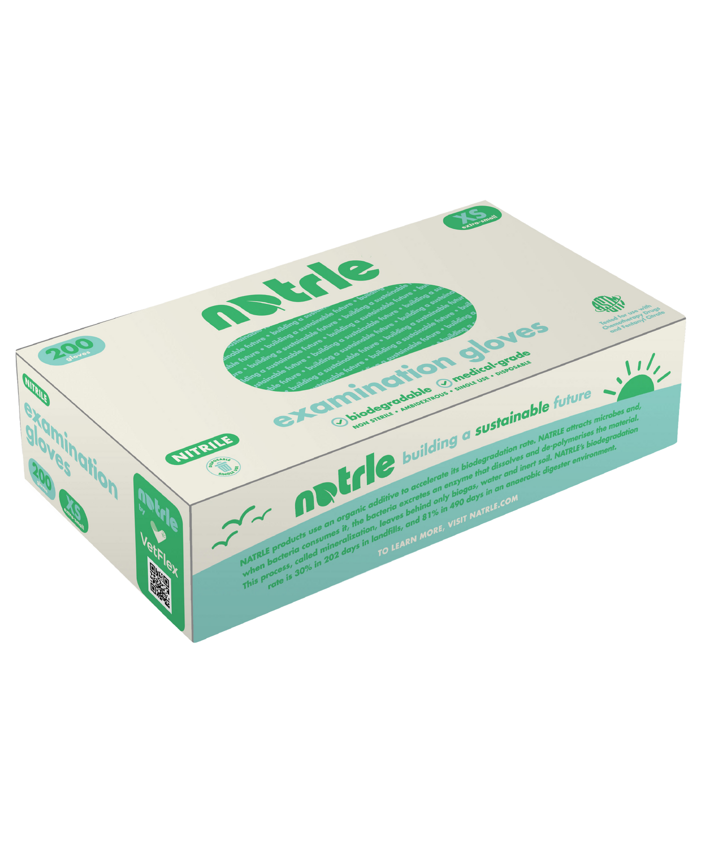 NATRLE Biodegradable Gloves (Box of 200)